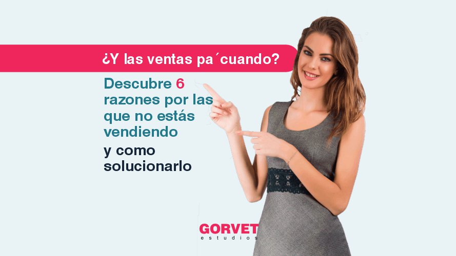 razones por las que no estás vendiendo