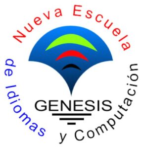 Primer logo de Génesis Academia